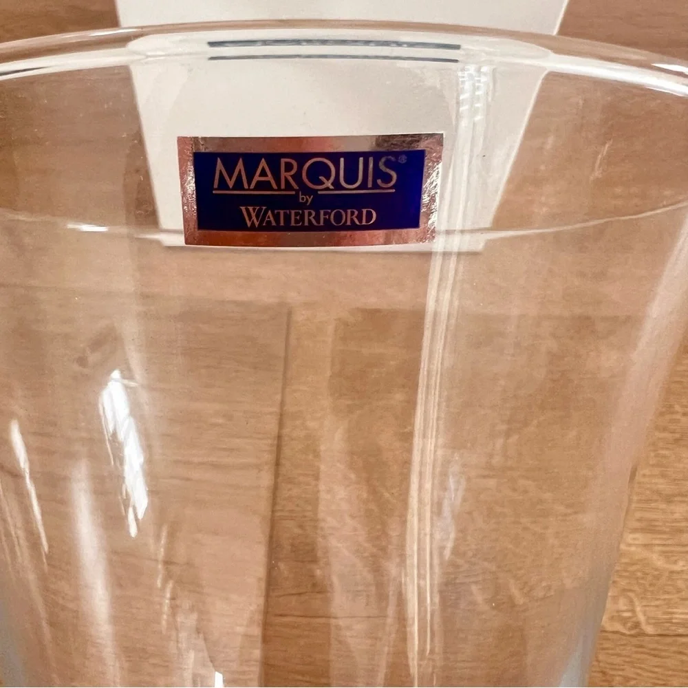 Marquis by Waterford‎ Footed Crystal Vase  GWP NWT Original Box - Gift Idea 9